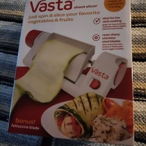 White and Red Sheet Slicer